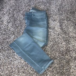 Free people gray wash skinnies